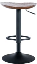 CLP 2er Set Barhocker Skelde - Höhenverstellbar Mit Fußstütze - Holzsitz Bild 4
