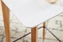 FINEBUY Bartisch Weiß Skandinavisch Eiche MDF Bild 5