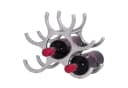 FineBuy Weinregal Flammen Silber Aluminium 6 Flaschen Bild 4