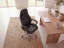 FINEBUY Chefsessel Bürostuhl Echtleder Schwarz Ergonomisch XXL Bild 5