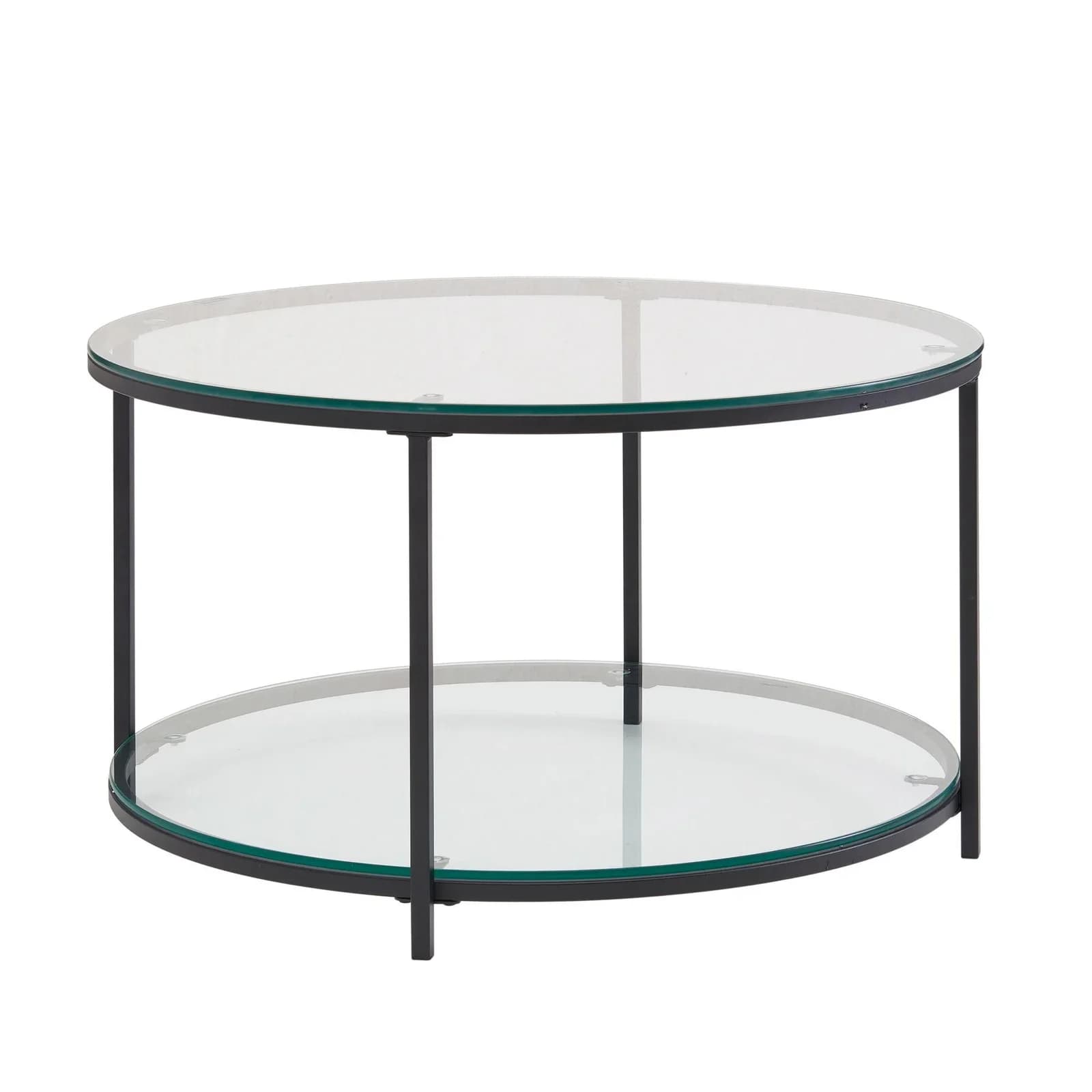 SONSTIGE Couchtisch Schwarz Transparent Glas