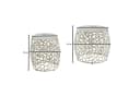 FINEBUY Satztisch FB41303 Beistelltisch 2er Set Aluminium Silber Rund Bild 3