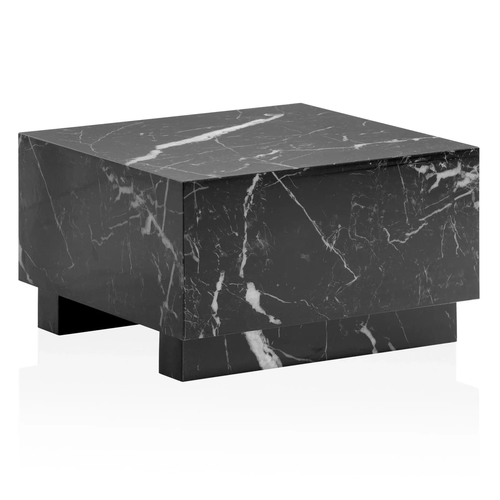 Couchtisch Cube Design Schwarz MDF