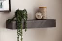 FINEBUY Wandregal FB55697 Massivholz Steinoptik Modern Schwebend Bild 4