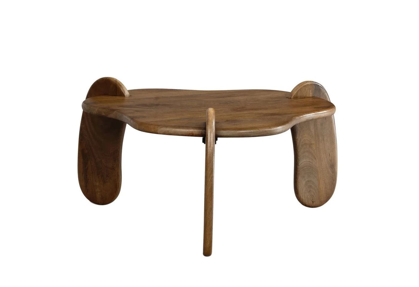 Wohnling Couchtisch Mango Massivholz Organisch Braun - Bild 2