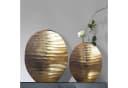 Wohnling Tischvase WL7.186 2er Set Aluminium Gold Modern Bild 1