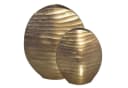 Wohnling Tischvase WL7.186 2er Set Aluminium Gold Modern Bild 2