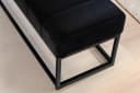 FINEBUY Bettbank FB60343 - Samt Sitzbank 108cm Modern Bild 4