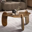 FineBuy Couchtisch Mango Massivholz Organisch Design Bild 1