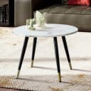 FINEBUY Couchtisch FB60703 Marmor Optik 60 cm Bild 2