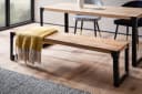 FINEBUY Essbank Akazie Massivholz Industrial Design Bild 1