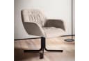 FINEBUY Cocktailsessel FB59866 Samt Beige Metall Bild 2