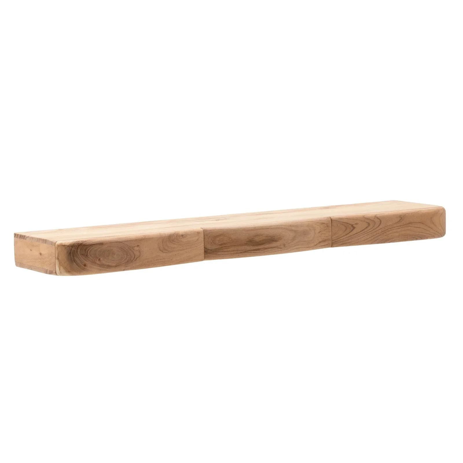 Wohnling Wandregal WL7.389 Massivholz Akazie 120cm
