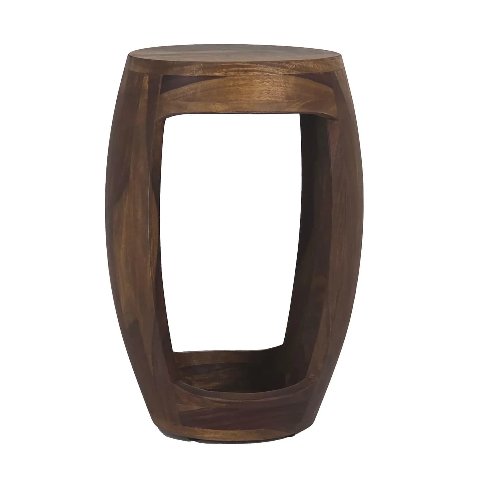 SONSTIGE Beistelltisch Sheesham Massivholz Braun Modern