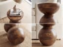 Wohnling Beistelltisch Mango Massivholz Rund Modern Bild 5
