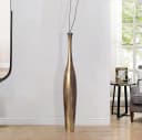 FINEBUY Bodenvase FB65126 Aluminium Gold 100 cm Bild 1