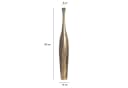 FINEBUY Bodenvase FB65126 Aluminium Gold 100 cm Bild 3