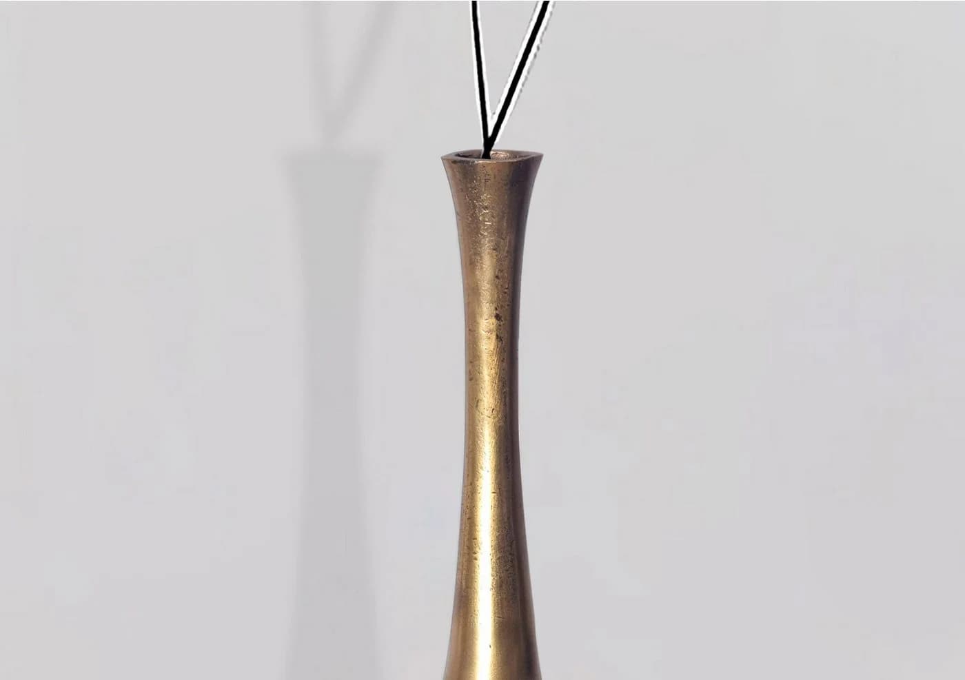 FINEBUY Bodenvase FB65126 Aluminium Gold 100 cm - Bild 4