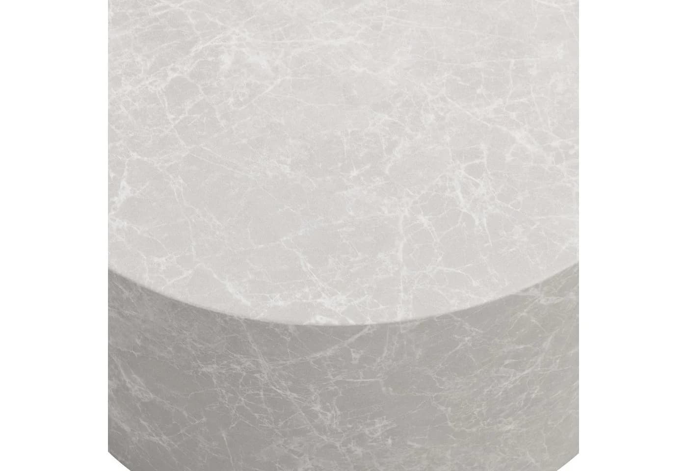 FINEBUY Couchtisch FB71674 Rund 60cm Wohnzimmertisch Sandstein Design - Bild 5