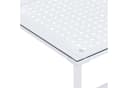 FINEBUY Couchtisch Glas Metall 100 cm Weiß Modern Bild 5