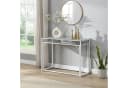 FINEBUY Konsolentisch FB72752 2er Set Flurtisch Metall Glasplatte Modern Industrial Bild 4