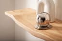 FINEBUY Wandregal Akazie Massivholz 40cm Wellenform Bild 5