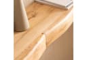 FINEBUY Wandregal FB74739 Akazie Massivholz 80cm Regal Wandboard Schubladen Bild 5