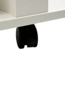 FINEBUY Lowboard FB113939 TV Schrank Weiß 78cm TV Bank Rollen & drehbare Oberplatte Bild 5