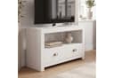 FINEBUY Lowboard FB113949 TV Möbel Weiß 85cm Bild 2