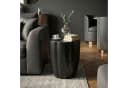 FINEBUY Beistelltisch FB76411 Aluminium Schwarz Moderner Dekotisch Bild 1