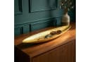 FINEBUY Dekoschale 60cm Gold Aluminium Bild 1