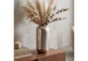FINEBUY Bodenvase 45 cm Aluminium Silber Bild 2