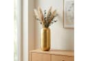 FINEBUY Bodenvase Aluminium Gold Kapselform Bild 2