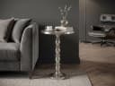 FINEBUY Beistelltisch FB116321 Silber Aluminium Modern Bild 1