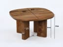 Couchtisch Mango Massivholz 60cm Quadratisch Bild 4