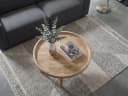 FINEBUY Couchtisch FB117841 Massivholz Braun Bild 5