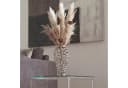 FINEBUY Bodenvase 45 cm Silber Aluminium Skulpturale Dekovase Bild 2