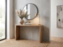 FINEBUY Konsolentisch Akazie Massivholz Braun Modern Bild 1