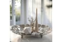 FINEBUY Dekoschale Oval Silber Aluminium 49cm Bild 2