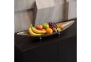 FINEBUY Obstschale Silber 60cm Metall Dekoschale mit Lochoptik Bild 2