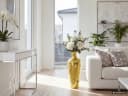 FINEBUY Bodenvase Gold Aluminium Mosaik-Design Bild 1