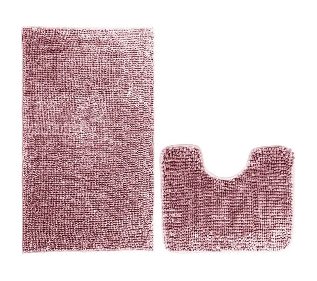 Restilo Badematte Set rutschfest Polyester 50x80 cm + 40x50 cm - Bild 2