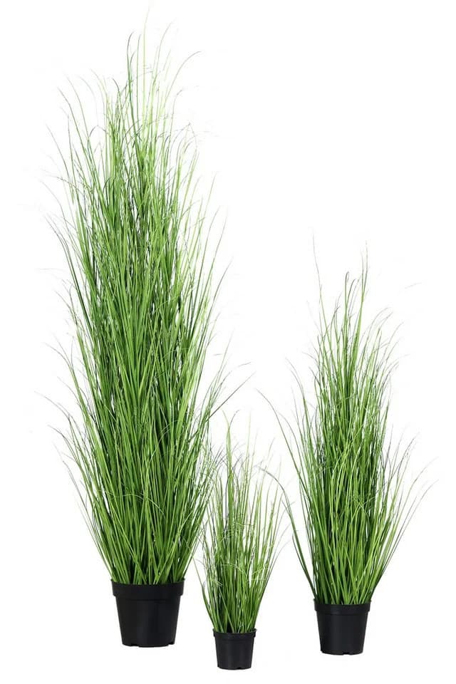 mucPlants Kunstgras im Topf 60/95/150 cm Schwarz - Bild 4
