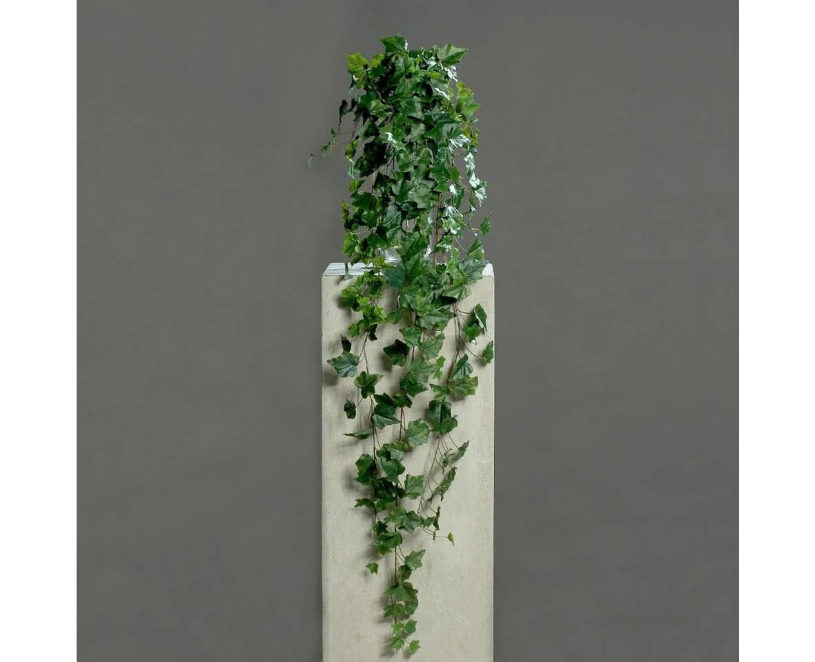mucPlants Efeuhänger mit Steckstab 130cm Grüntöne Kunstpflanze
