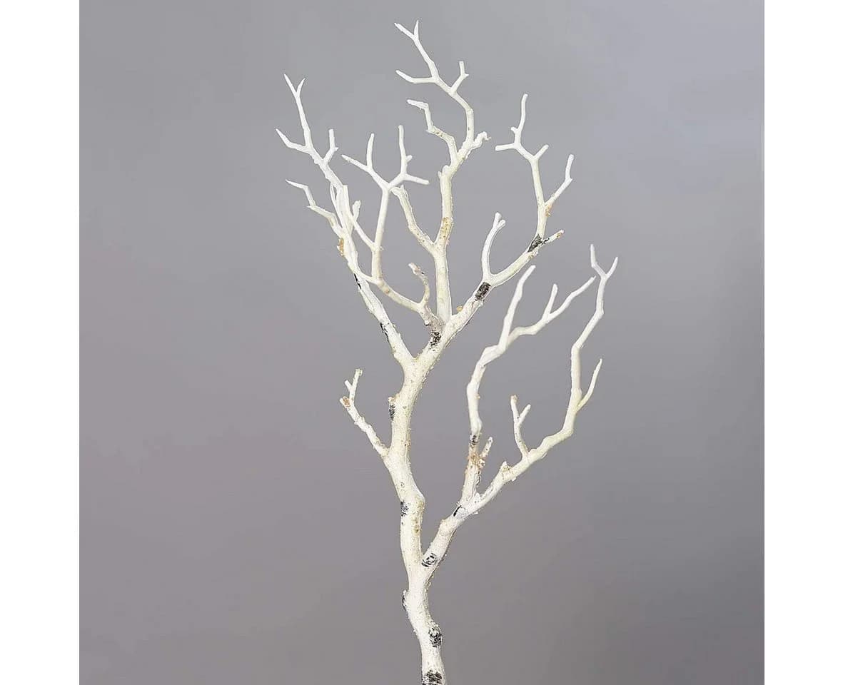 Künstlicher Birkenzweig 41cm Kunstast AST Dekoast Zweig Holzimitat, mucPlants