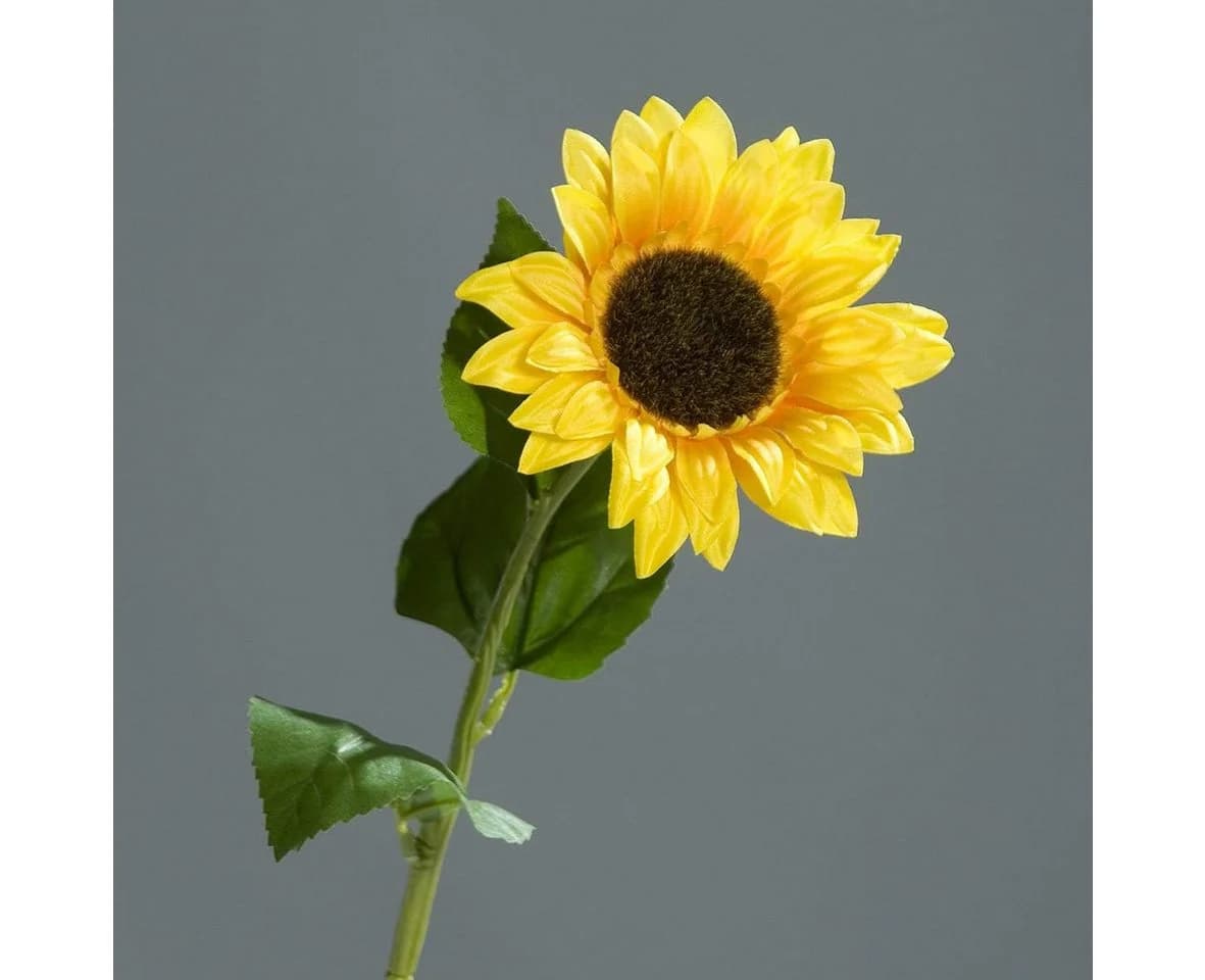 Künstliche Sonnenblume Gelb 50 cm Kunstblumen Seidenblumen mucPlants