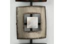 mucHome Wandbild Wanddeko QUADRO 18x78cm Metall Bunt Skulptur Bild 1