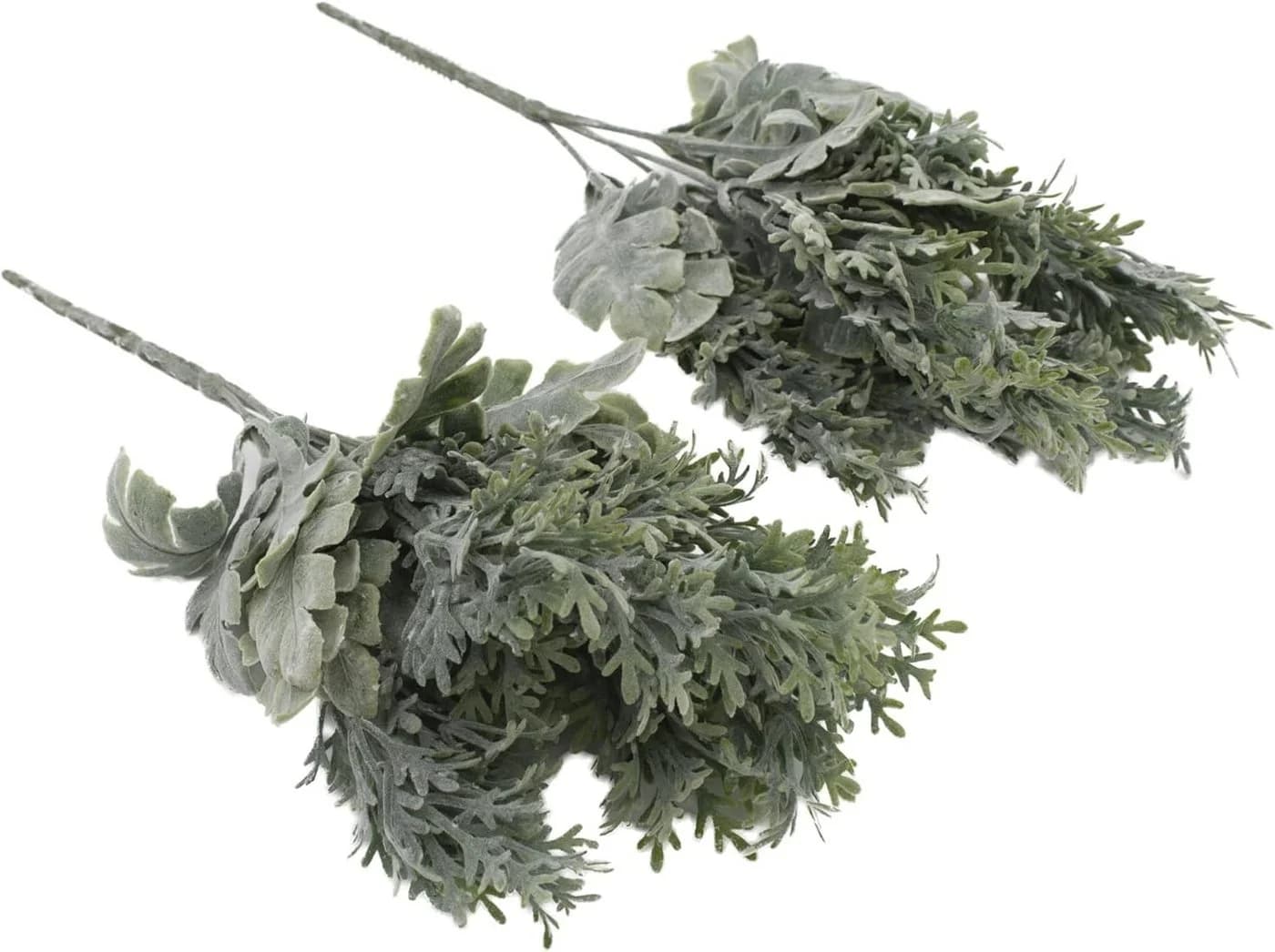 mucPlants Kunstpflanze Silberblatt 2er Set Grau/Silber - Bild 3