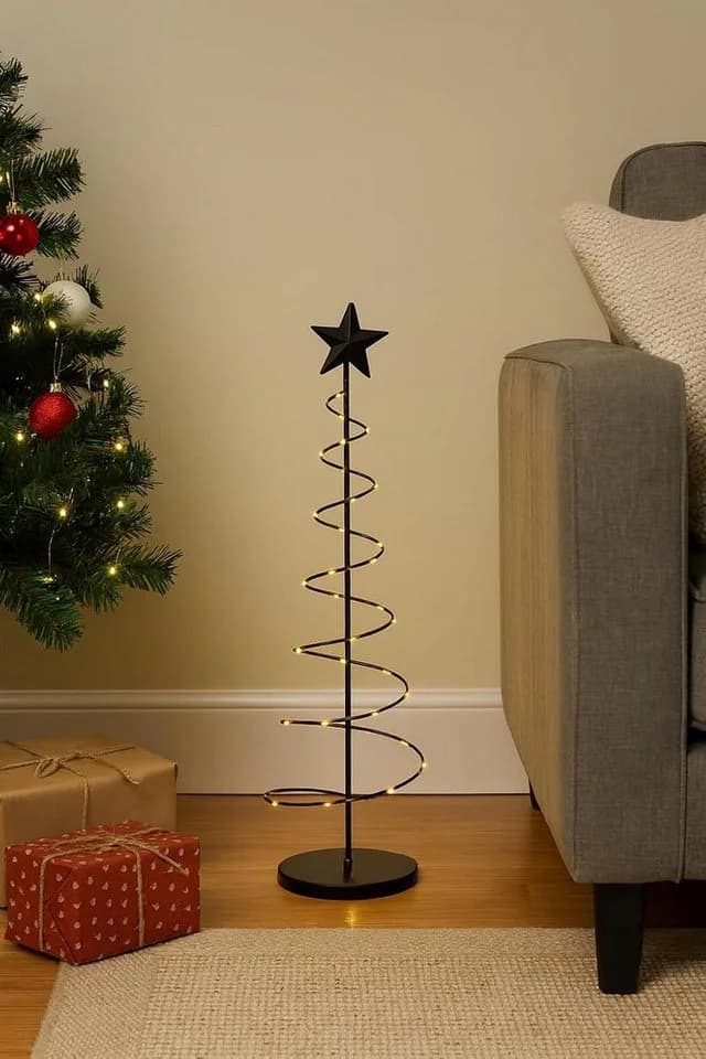 mucHome LED-Spiral-Weihnachtsbaum 60cm mit 40 warmweißen LEDs - Bild 3