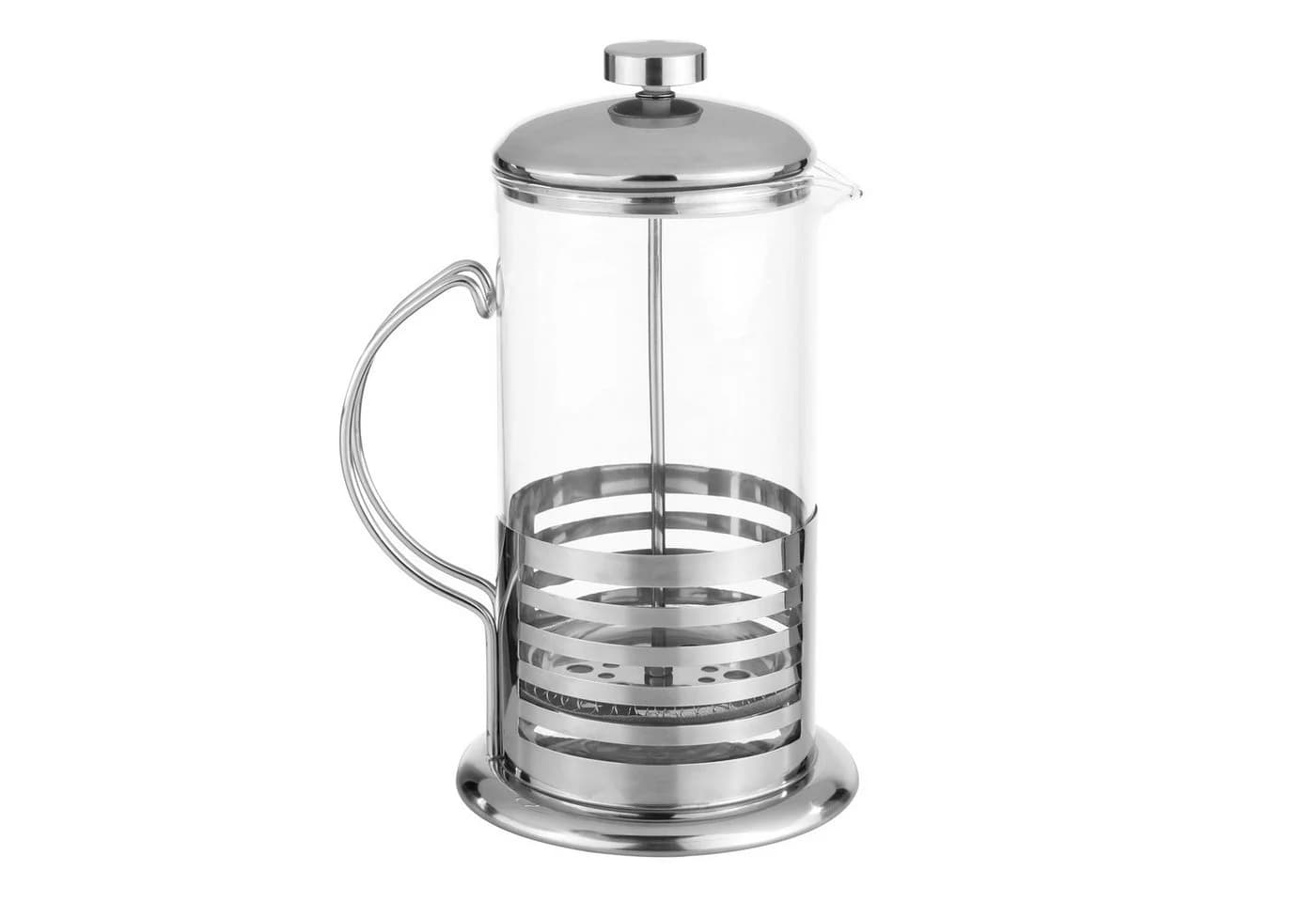 mucHome French Press Kanne 1l Glas Edelstahl - Bild 3